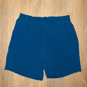 BURLEBO Mens Teal Shorts